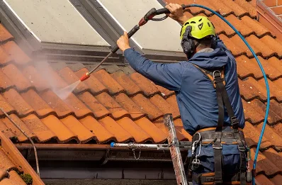 Démoussage et hydrofuge de toiture à Oudezeele